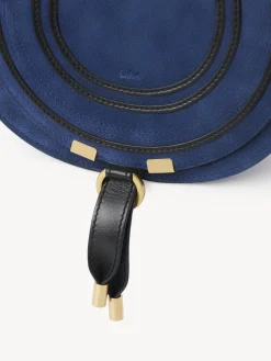 Sacs À Bandoulière-Chloé Petit Sac Porte Épaule Marcie Deep Denim