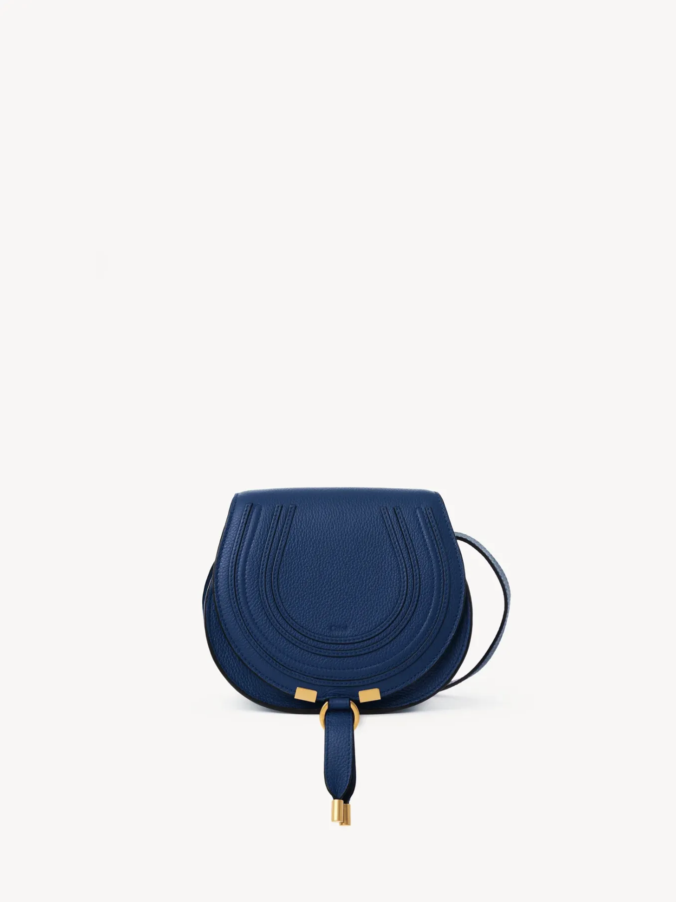 Sacs À Bandoulière-Chloé Petit Sac Porte Épaule Marcie Deep Denim