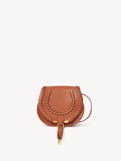 Sacs À Bandoulière-Chloé Petit Sac Porte Épaule Marcie Henna Orange
