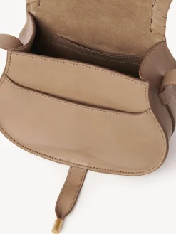 Sacs À Bandoulière-Chloé Petit Sac Porte Épaule Marcie Light Tan