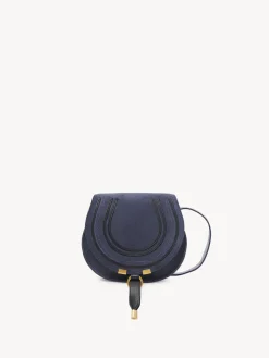 Sacs À Bandoulière-Chloé Petit Sac Porte Épaule Marcie Graphite Navy