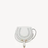Sacs À Bandoulière-Chloé Petit Sac Porte Épaule Marcie Crystal White