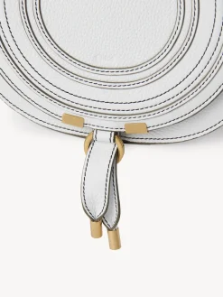 Sacs À Bandoulière-Chloé Petit Sac Porte Épaule Marcie Crystal White