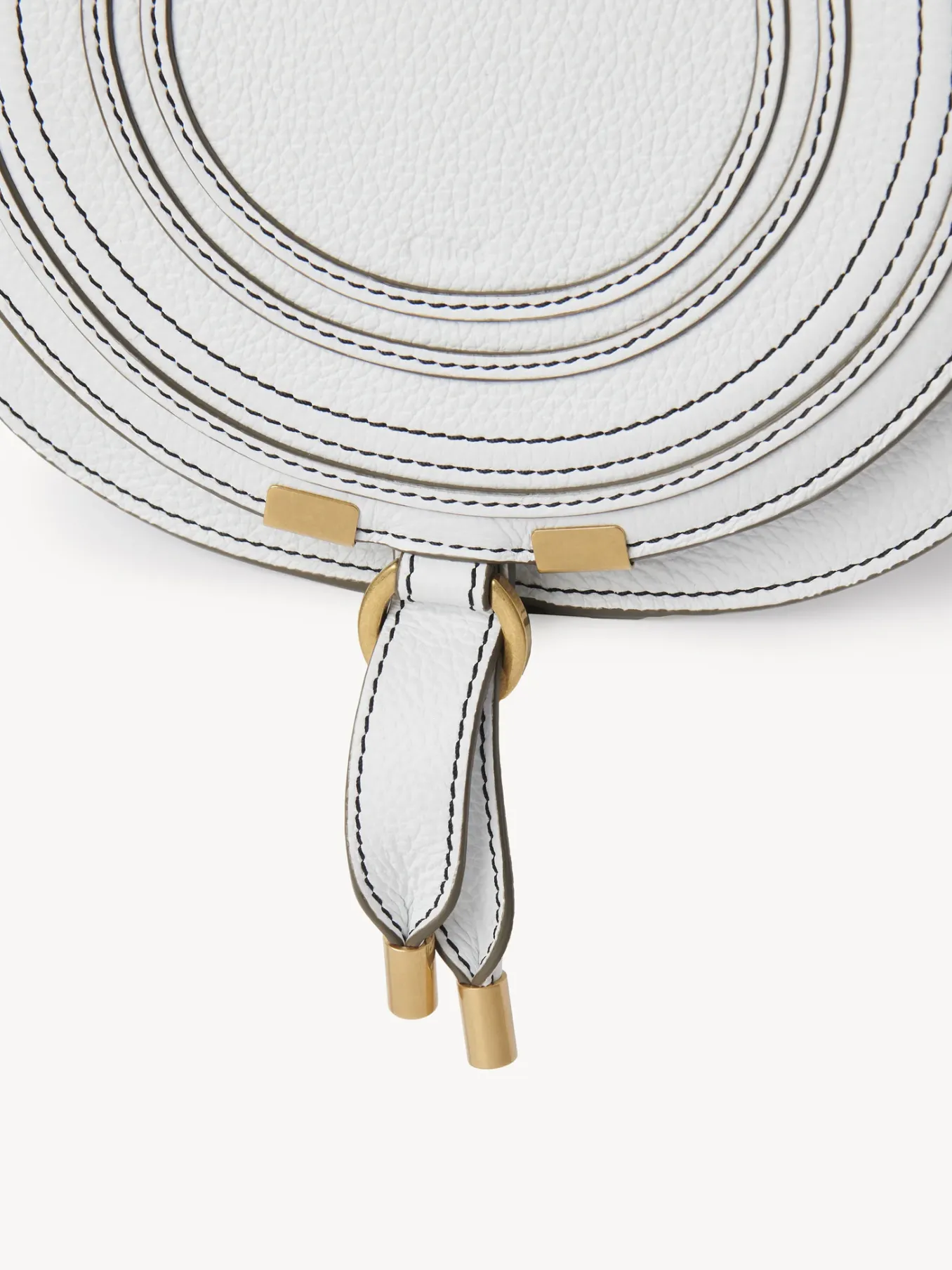 Sacs À Bandoulière-Chloé Petit Sac Porte Épaule Marcie Crystal White