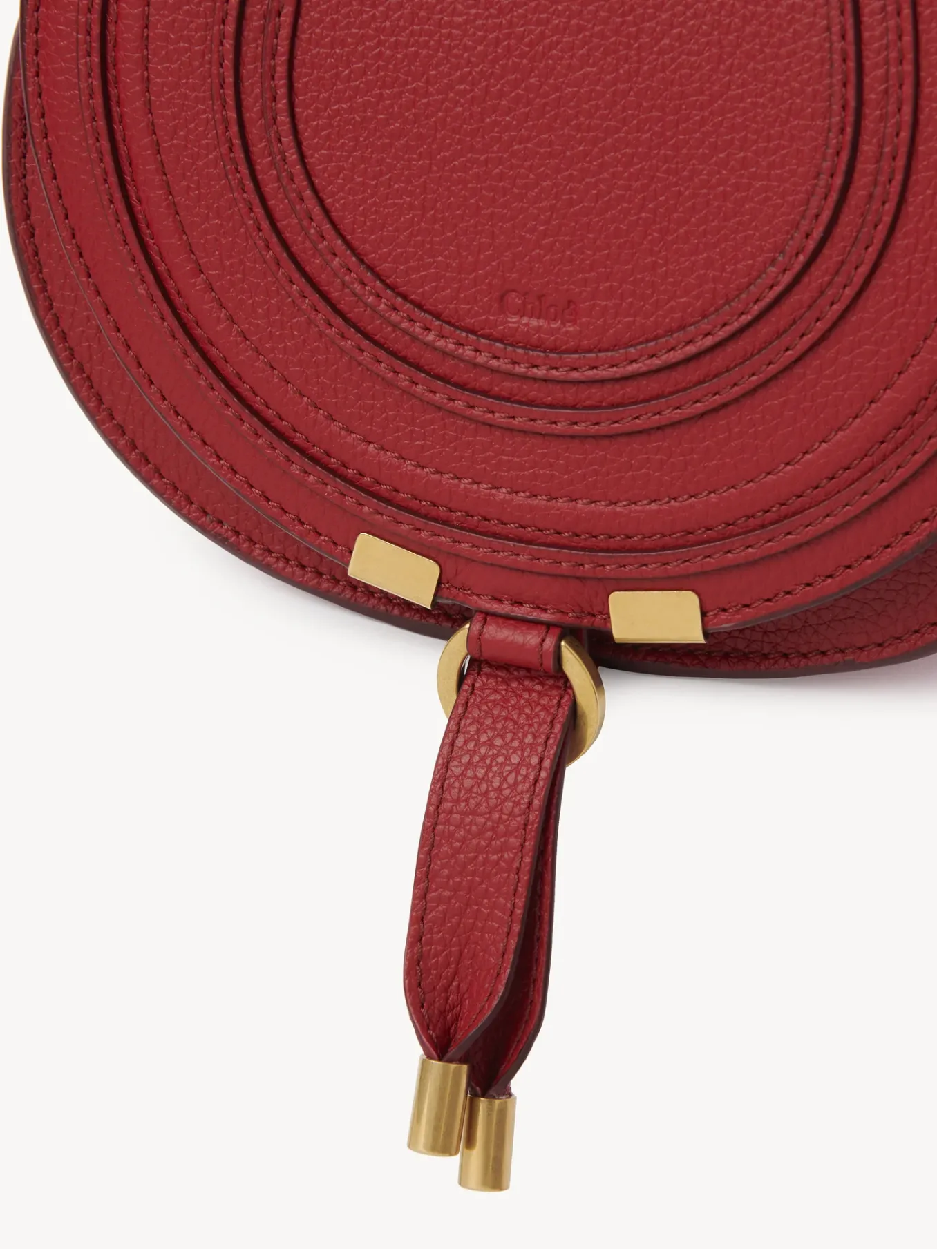 Sacs À Bandoulière-Chloé Petit Sac Porte Épaule Marcie Reddish Pink