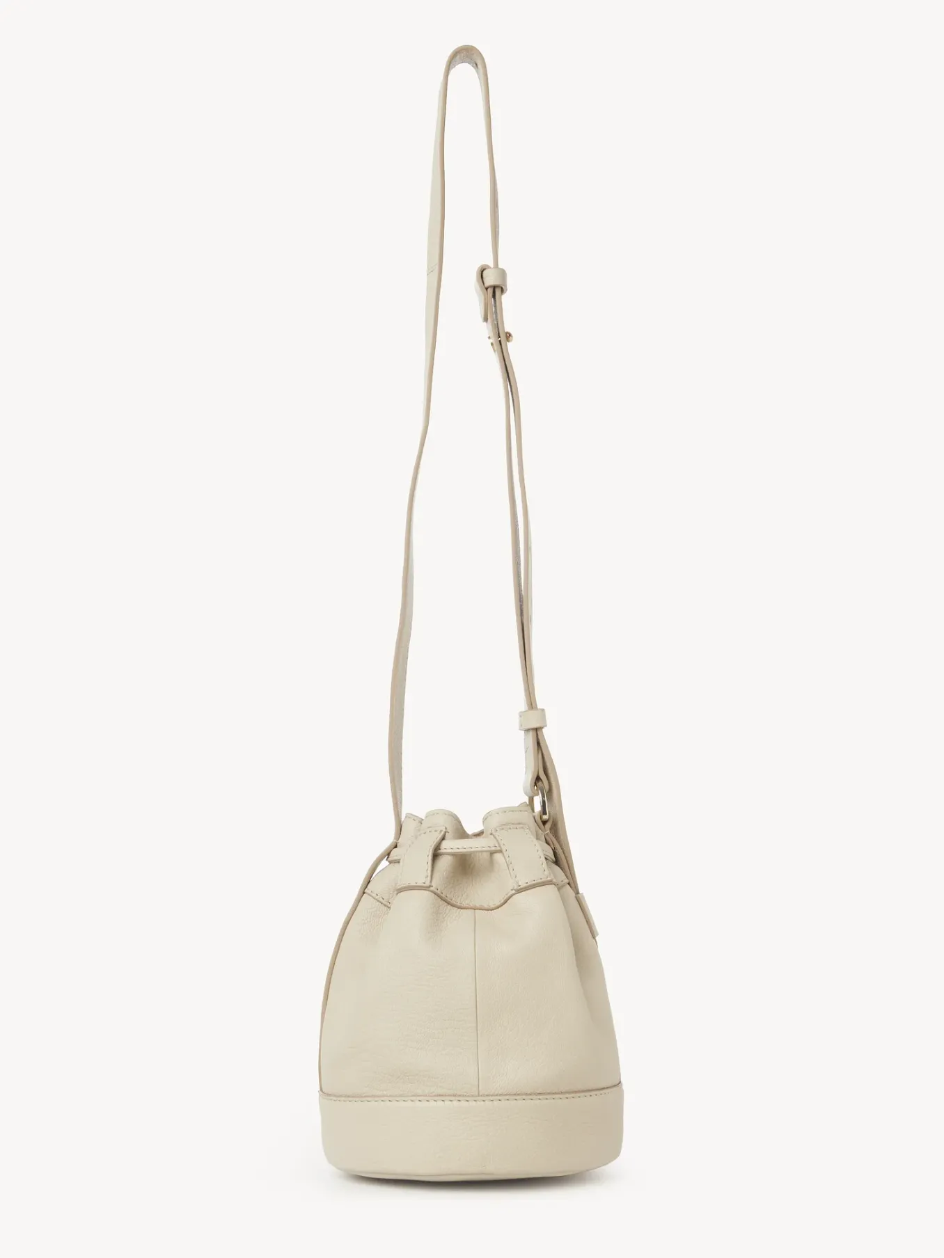 Sacs Porté Épaule-Chloé Petit Sac Seau Vicki Cement Beige