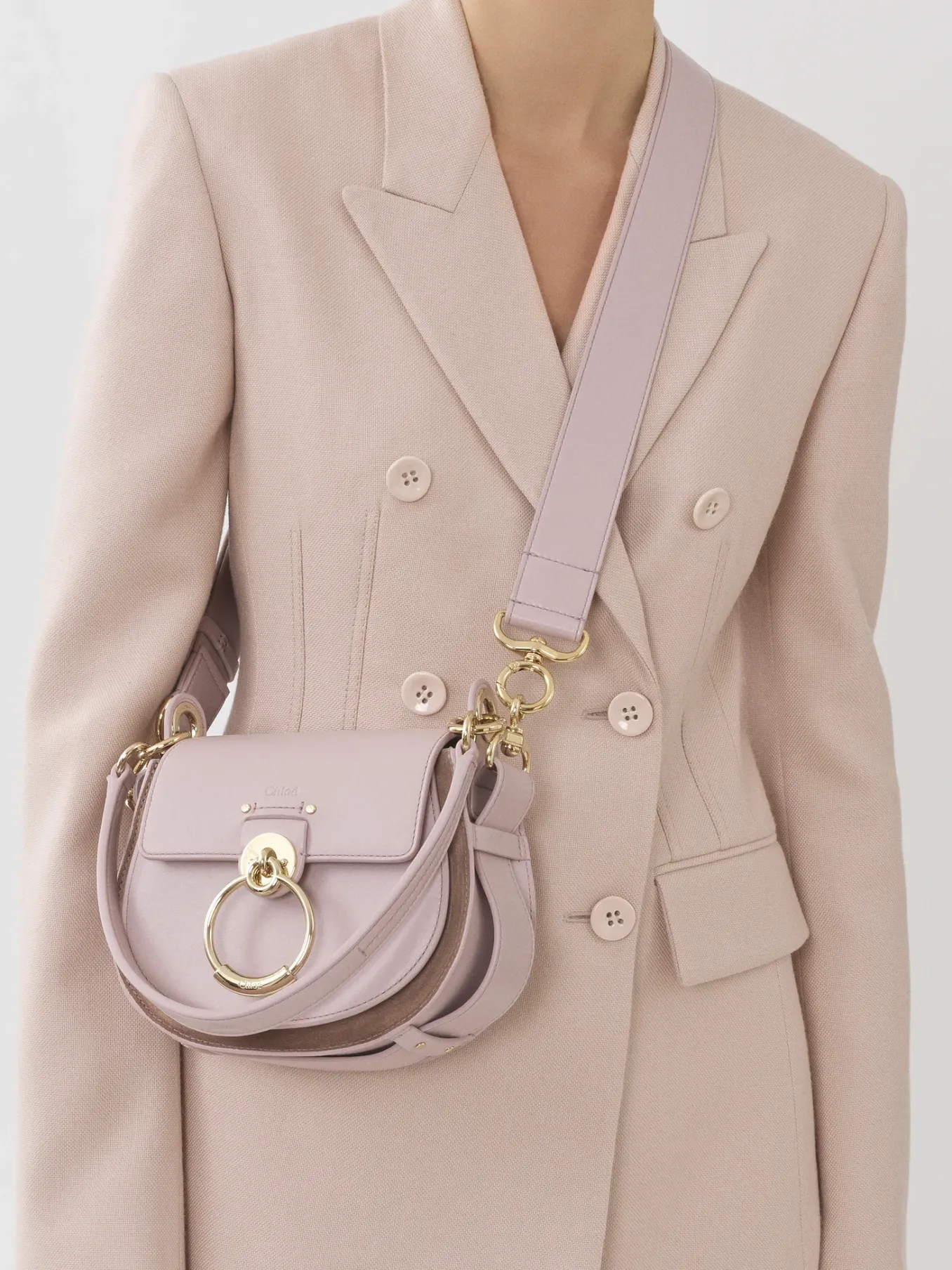 Sacs À Bandoulière-Chloé Petit Sac Tess Misty Lavender