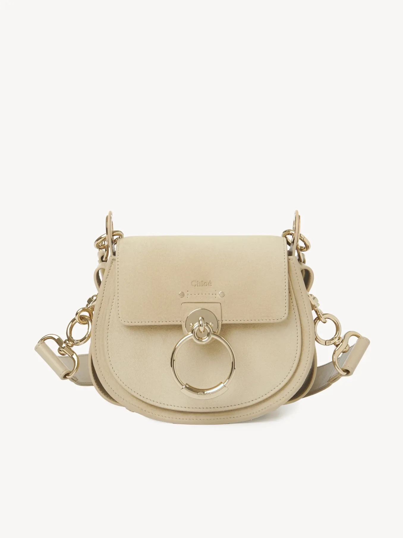 Sacs À Bandoulière-Chloé Petit Sac Tess Root Beige