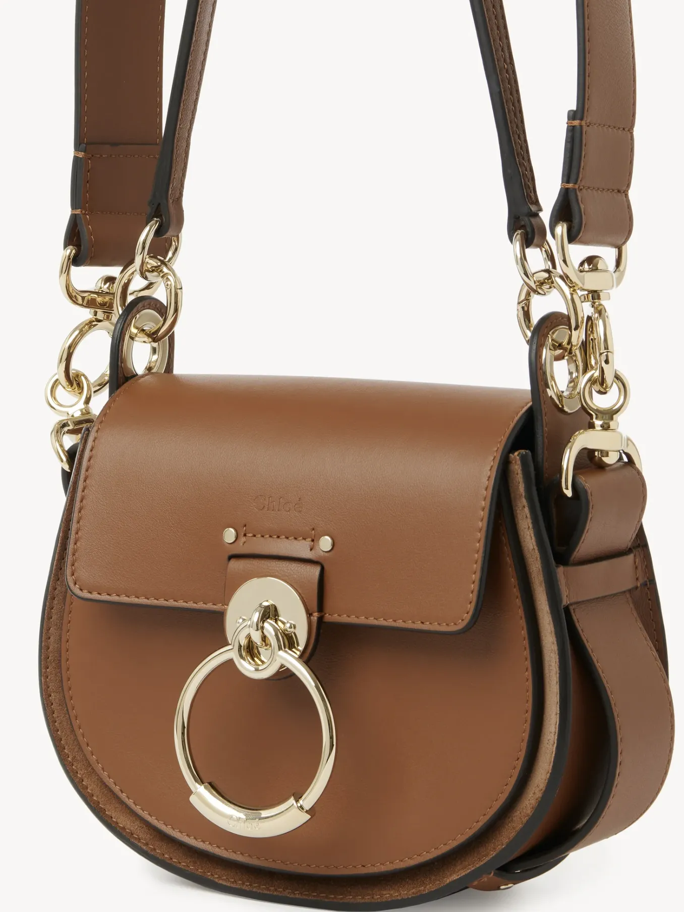 Sacs À Bandoulière-Chloé Petit Sac Tess Pottery Brown