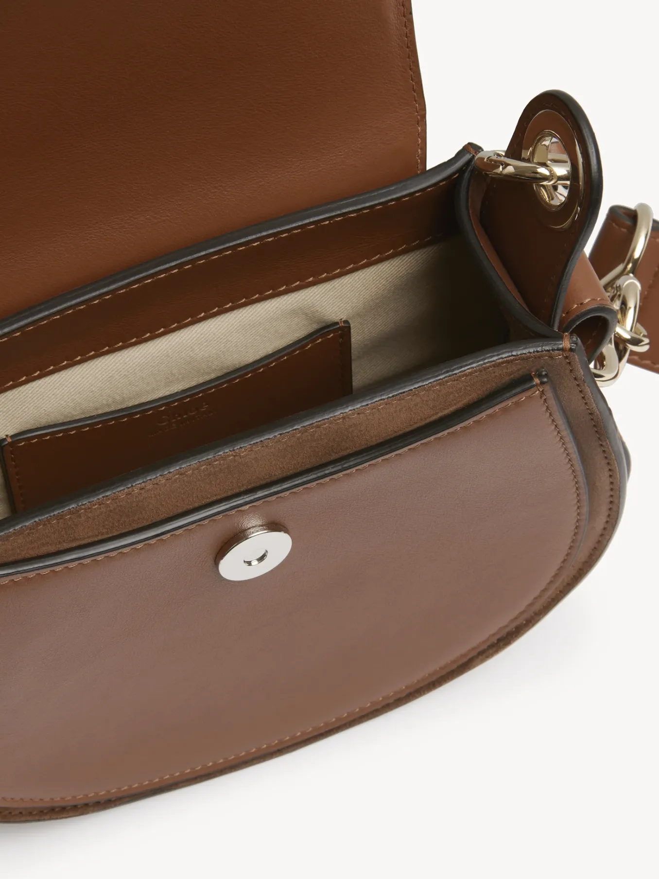 Sacs À Bandoulière-Chloé Petit Sac Tess Pottery Brown