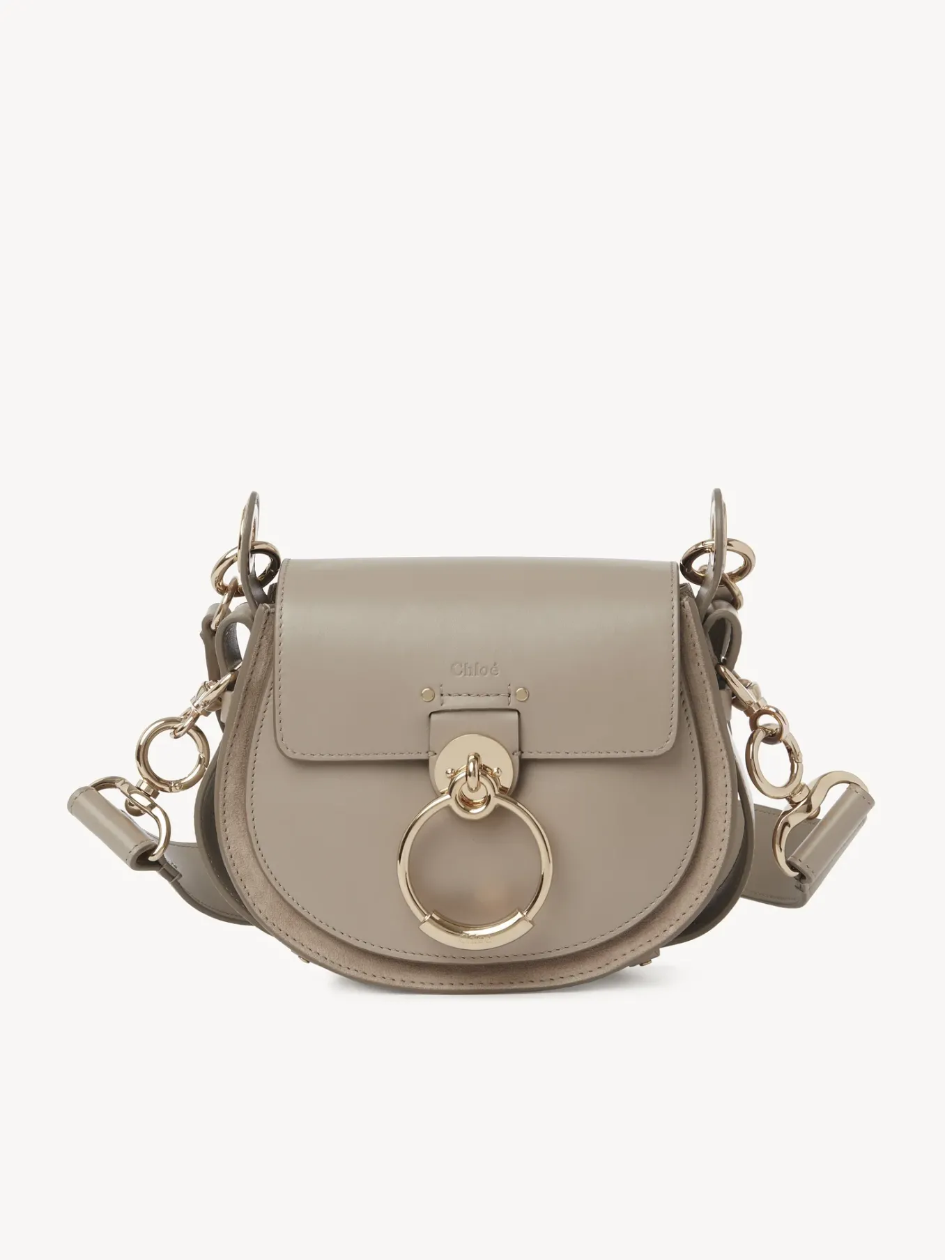 Sacs À Bandoulière-Chloé Petit Sac Tess Motty Grey