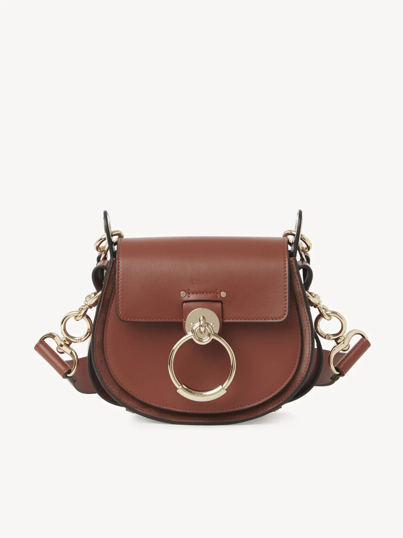 Sacs À Bandoulière-Chloé Petit Sac Tess Sepia Brown
