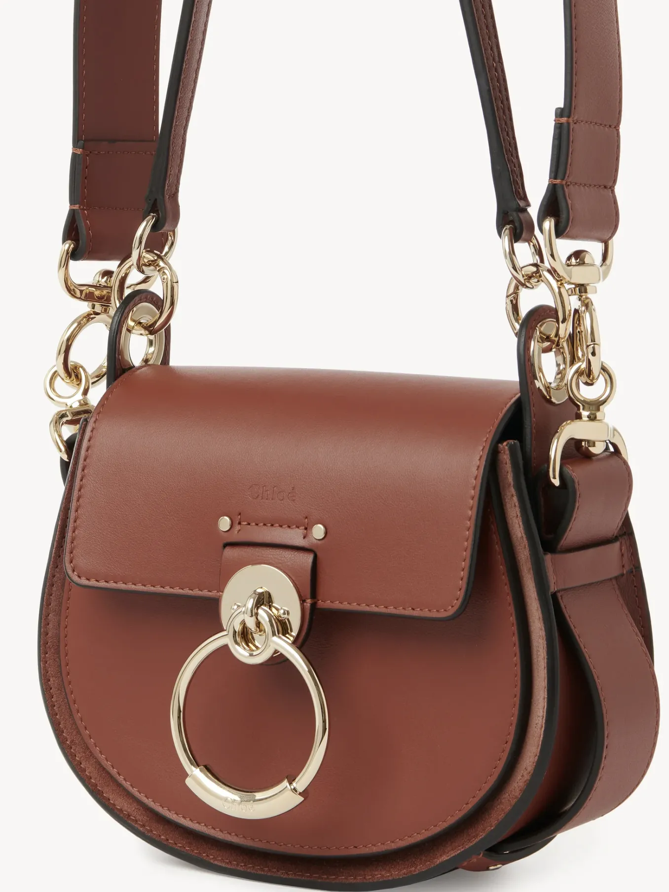 Sacs À Bandoulière-Chloé Petit Sac Tess Sepia Brown