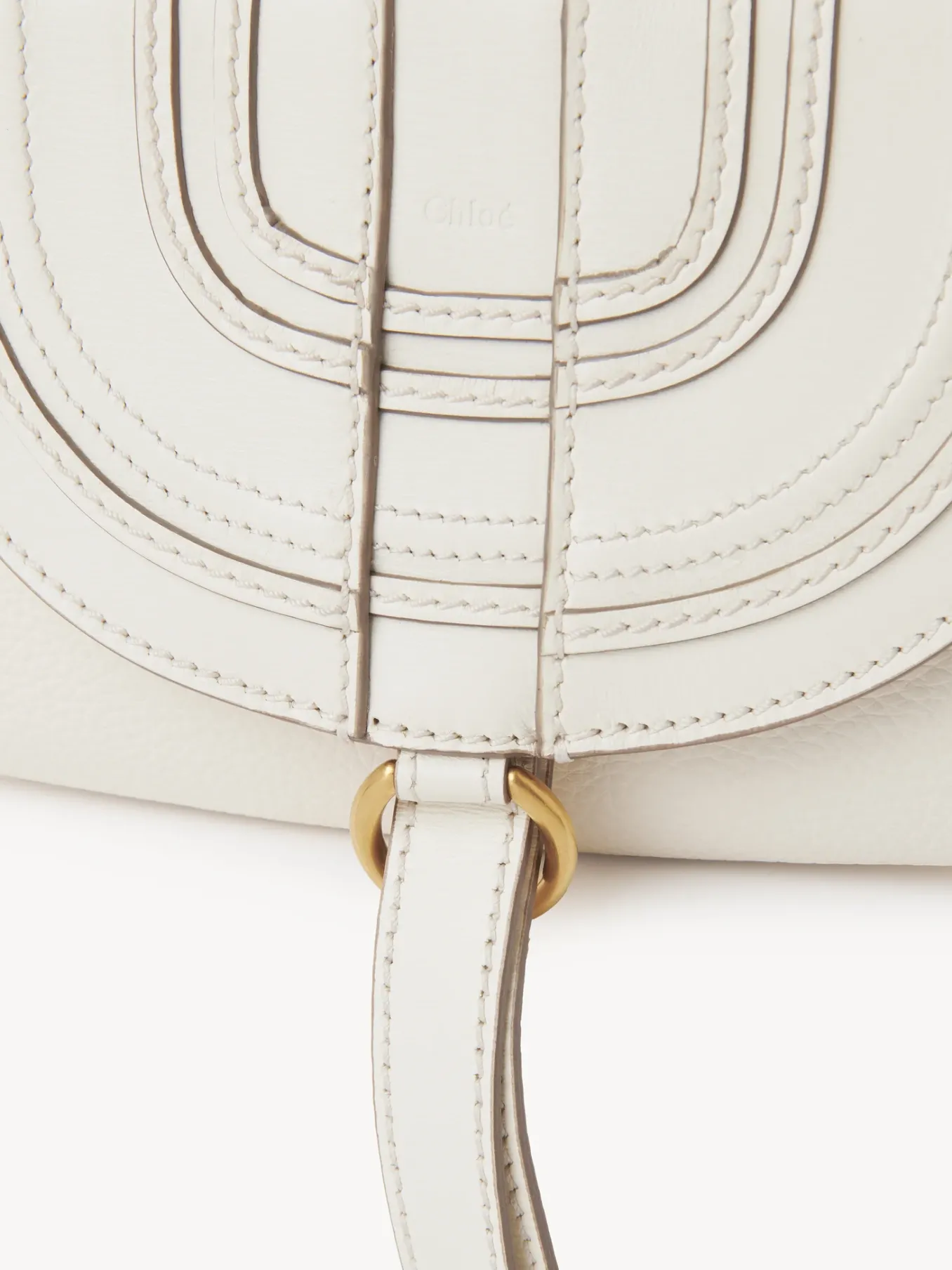 Pochettes-Chloé Petite Pochette A Bandoulière Marcie Misty Ivory
