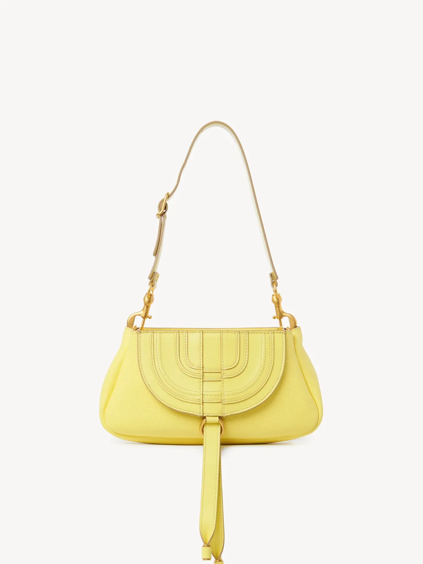 Mini Sacs-Chloé Petite Pochette A Bandoulière Marcie Daffodil Yellow