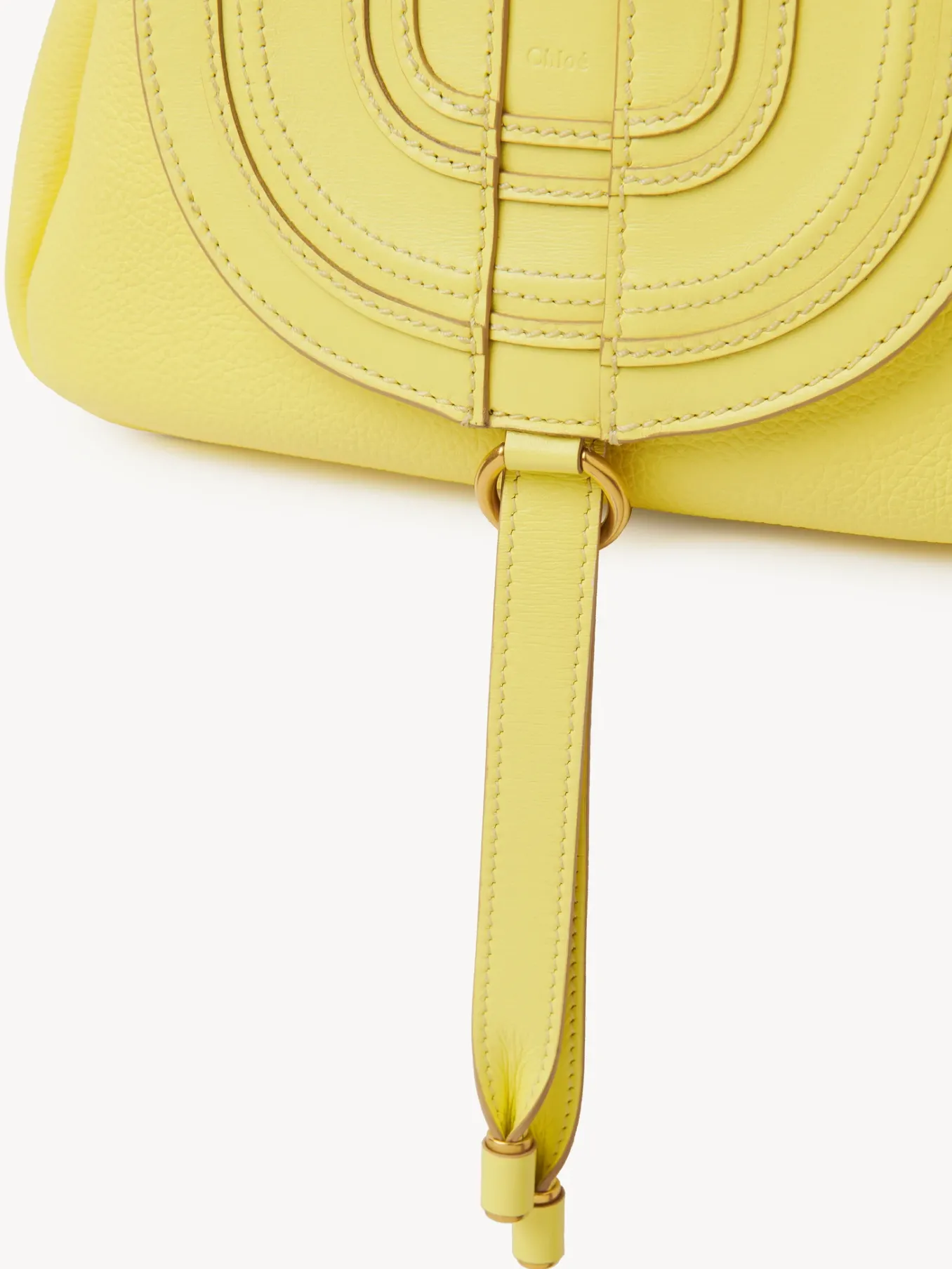 Mini Sacs-Chloé Petite Pochette A Bandoulière Marcie Daffodil Yellow