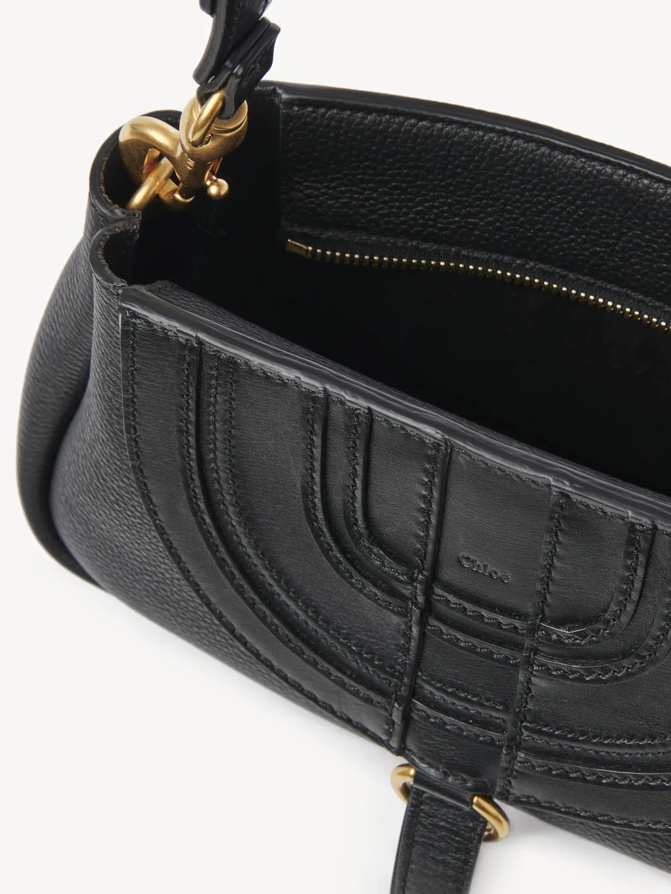 Mini Sacs-Chloé Petite Pochette A Bandoulière Marcie Noir