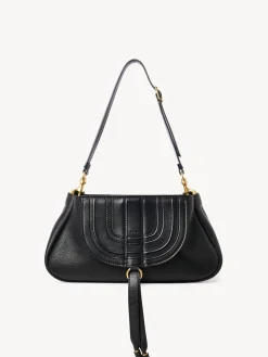 Pochettes-Chloé Pochette A Bandoulière Marcie Noir