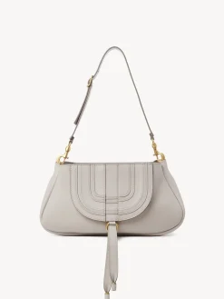 Sacs Porté Épaule-Chloé Pochette A Bandoulière Marcie Wild Grey