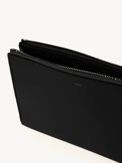 Pochettes-Chloé Pochette Alphabet Noir