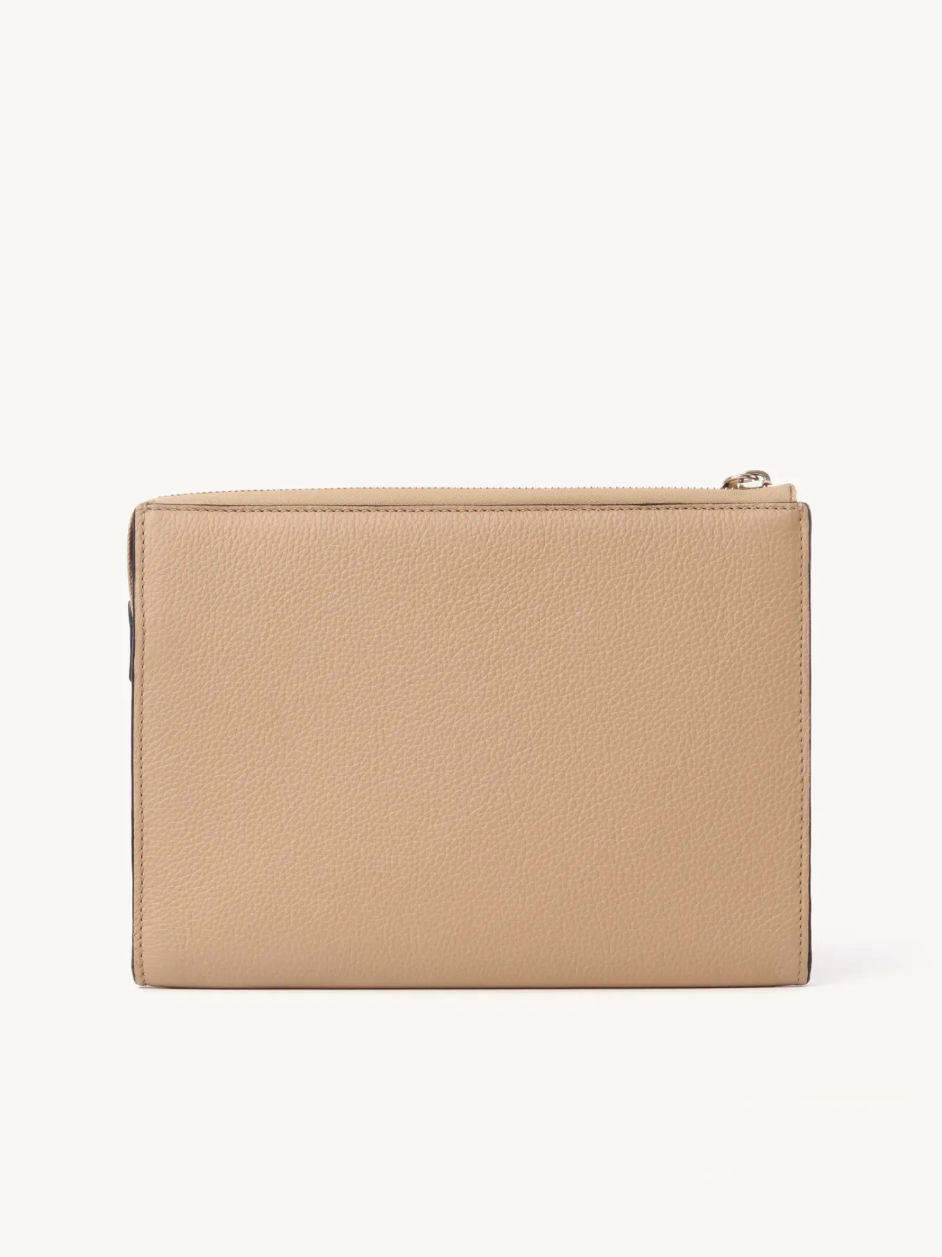 Pochettes-Chloé Pochette Alphabet Light Tan