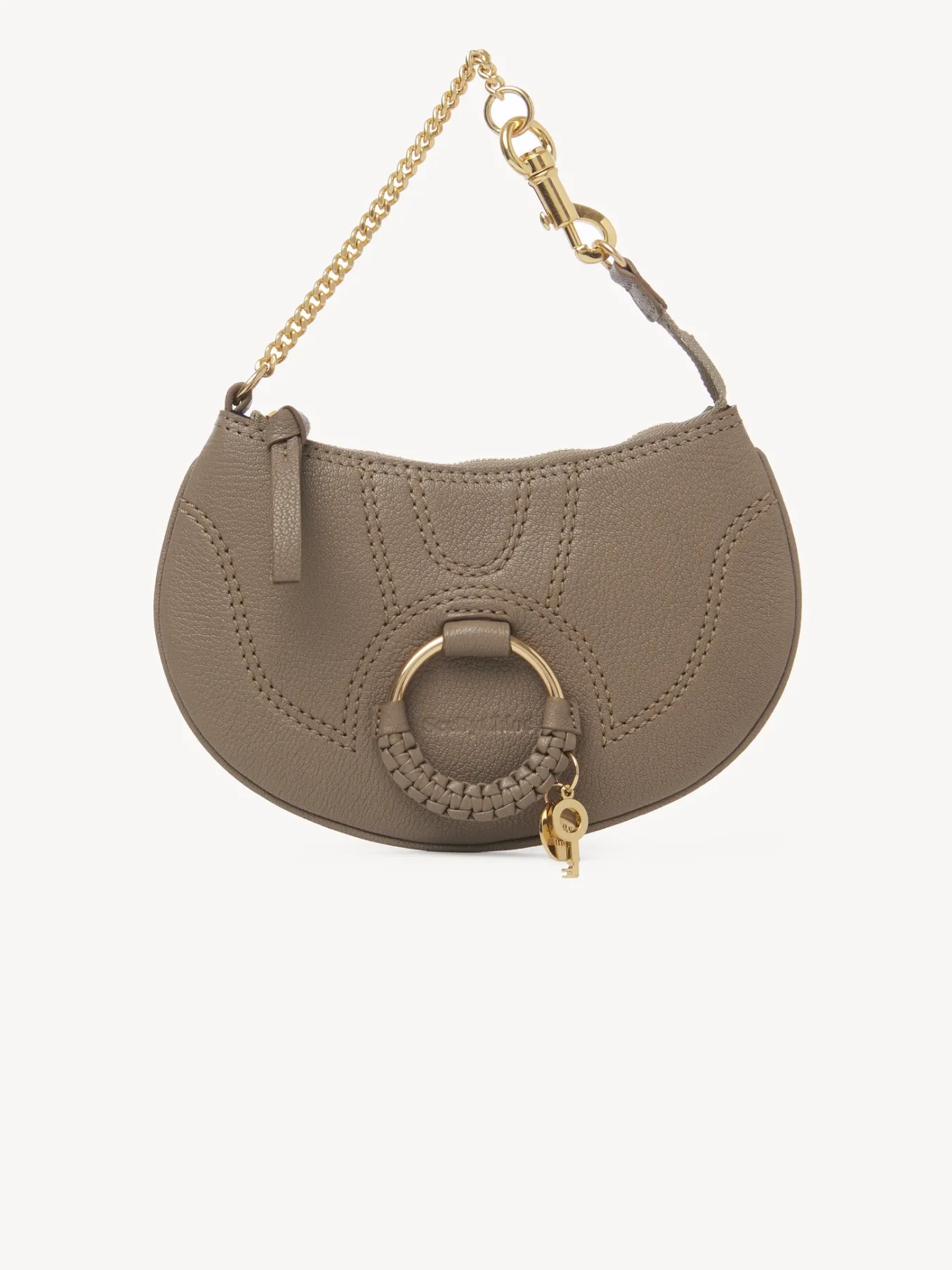 Mini Sacs-Chloé Pochette Demi-Lune Hana Motty Grey