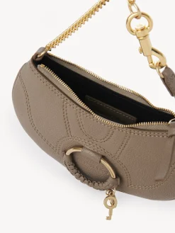 Mini Sacs-Chloé Pochette Demi-Lune Hana Motty Grey
