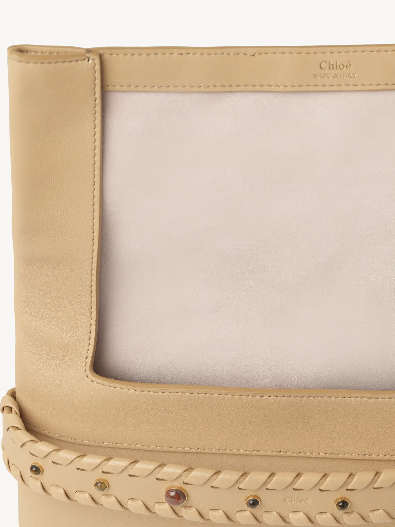 Mini Sacs-Chloé Pochette Mony Milky Brown