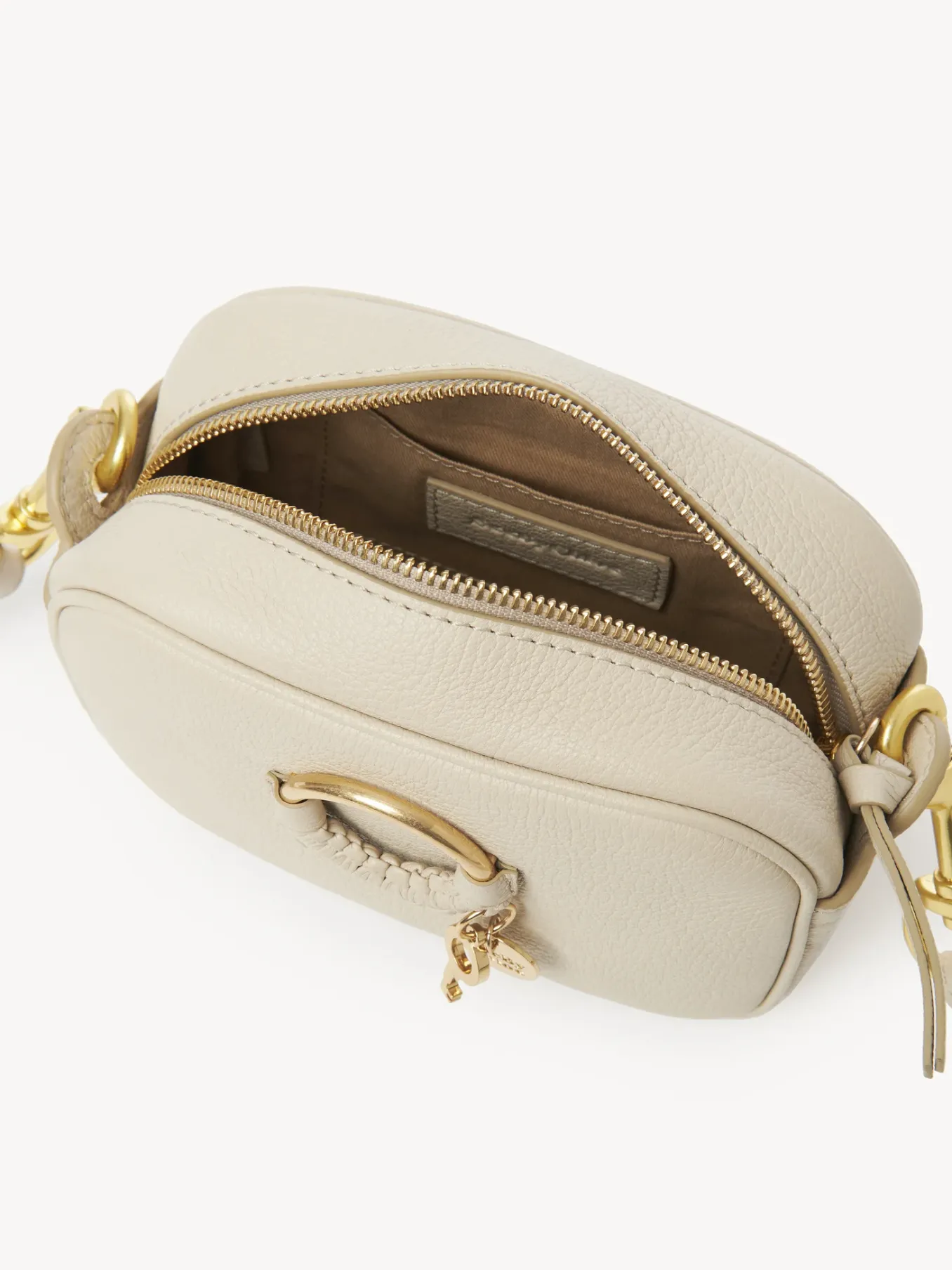 Sacs À Bandoulière-Chloé Pochette Pour Appareil Photo Hana Cement Beige