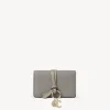Porte-Cartes-Chloé Pochette Pour Cartes Et Monnaie Alphabet Cashmere Grey