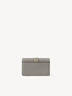 Porte-Cartes-Chloé Pochette Pour Cartes Et Monnaie Alphabet Cashmere Grey