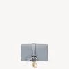 Porte-Cartes-Chloé Pochette Pour Cartes Et Monnaie Alphabet Storm Blue