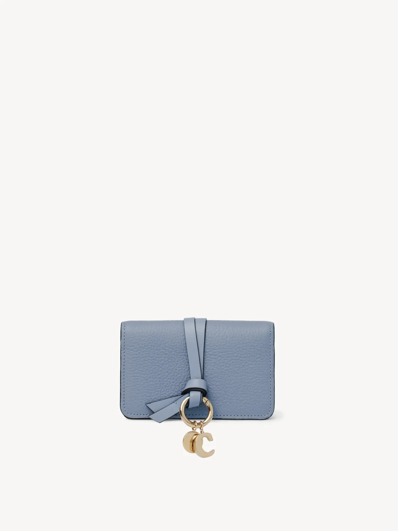 Portefeuilles Compacts-Chloé Pochette Pour Cartes Et Monnaie Alphabet Shady Cobalt