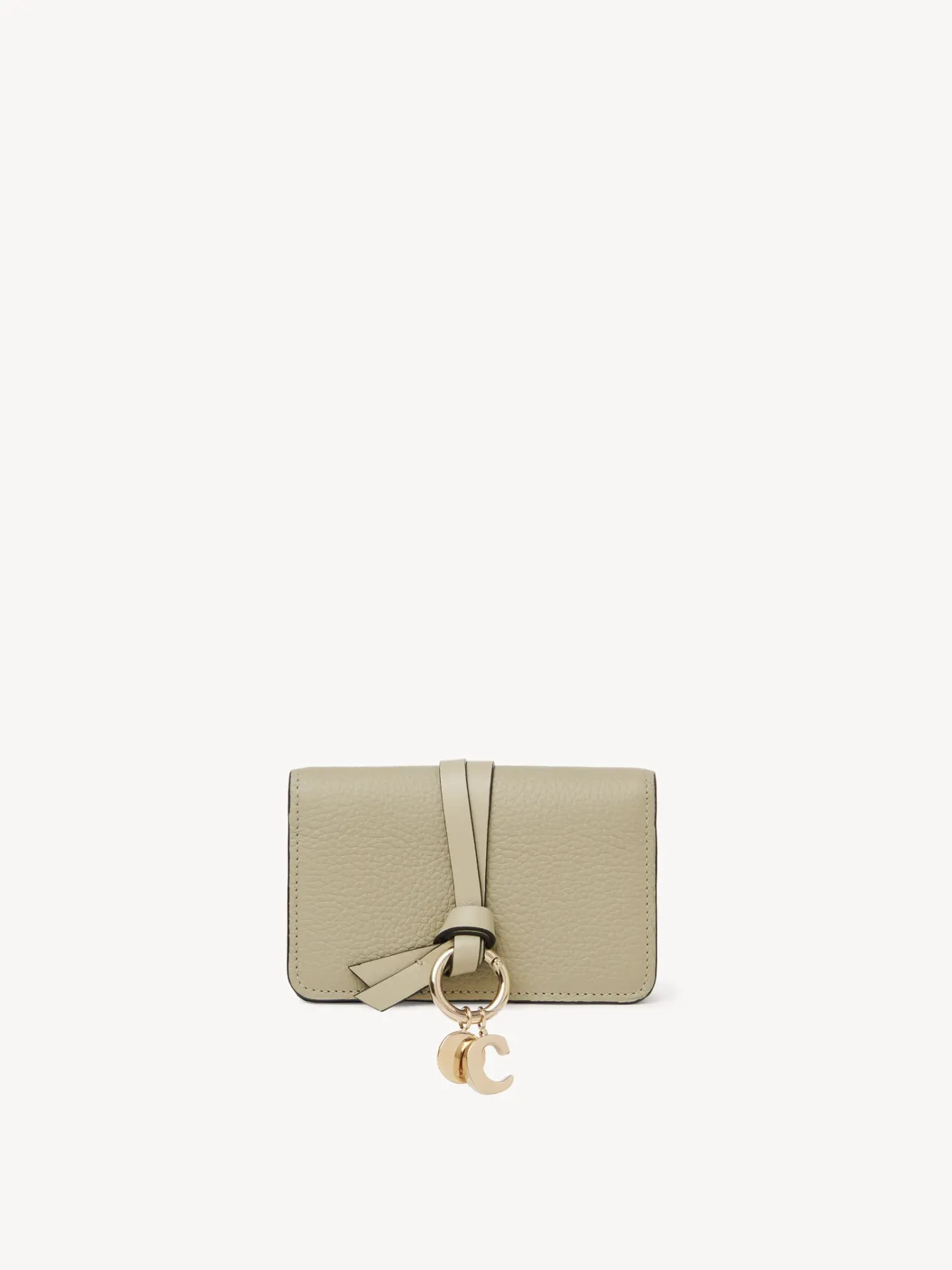 Porte-Cartes-Chloé Pochette Pour Cartes Et Monnaie Alphabet Slate Green