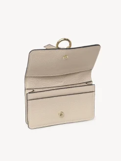 Porte-Cartes-Chloé Pochette Pour Cartes Et Monnaie Alphabet Cement Pink