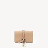 Porte-Cartes-Chloé Pochette Pour Cartes Et Monnaie Alphabet Light Tan