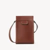 Coques Pour Telephone Et Accessoires-Chloé Pochette Telephone Edith Sepia Brown
