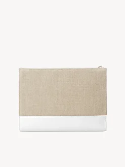 Lin-Chloé Pochette Zippee Chloe Sense Crystal White