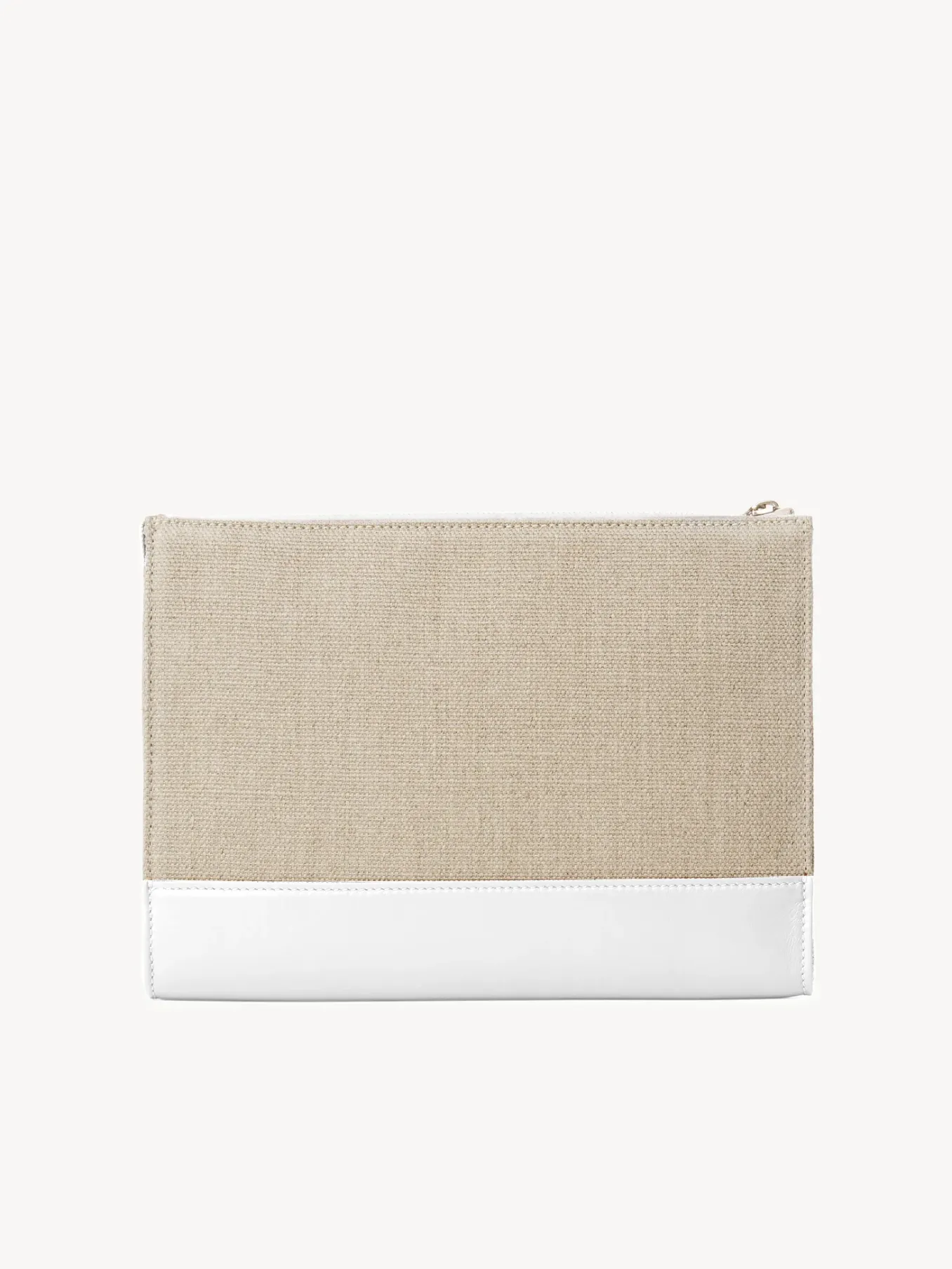 Lin-Chloé Pochette Zippee Chloe Sense Crystal White