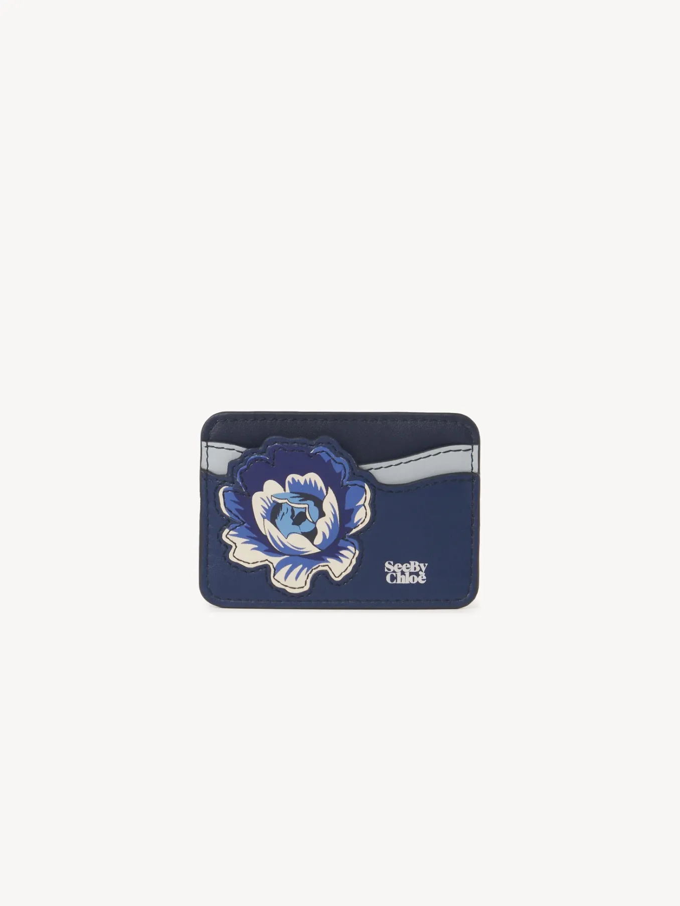 Porte-Cartes-Chloé Porte-Cartes Layers Denim