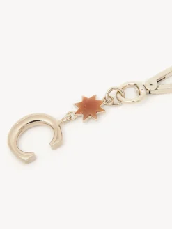 Porte-Cles Et Charms Pour Sac-Chloé Porte-Cles Alphabet Gold Color