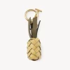 Porte-Cles Et Charms Pour Sac-Chloé Porte-Cles Ananas Golden Green