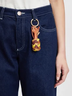 Porte-Cles Et Charms Pour Sac-Chloé Porte-Cles Ananas Canyon Sunset
