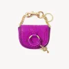 Porte-Cles Et Charms Pour Sac-Chloé Porte-Cles Hana Fuchsia Purple