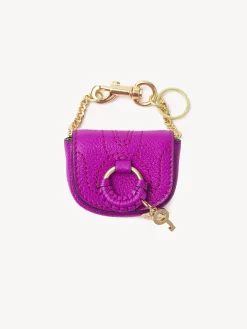 Porte-Cles Et Charms Pour Sac-Chloé Porte-Cles Hana Fuchsia Purple