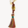 Porte-Cles Et Charms Pour Sac-Chloé Porte-Cles Pompon Grigri Caramello