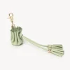 Porte-Cles Et Charms Pour Sac-Chloé Porte-Cles Sac Seau Nano Vicki Pastel Green