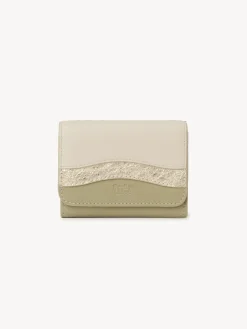 Portefeuilles Compacts-Chloé Portefeuille A Trois Volets Layers Pottery Green