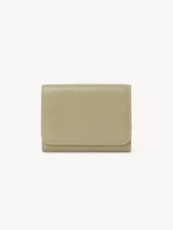 Portefeuilles Compacts-Chloé Portefeuille A Trois Volets Layers Pottery Green