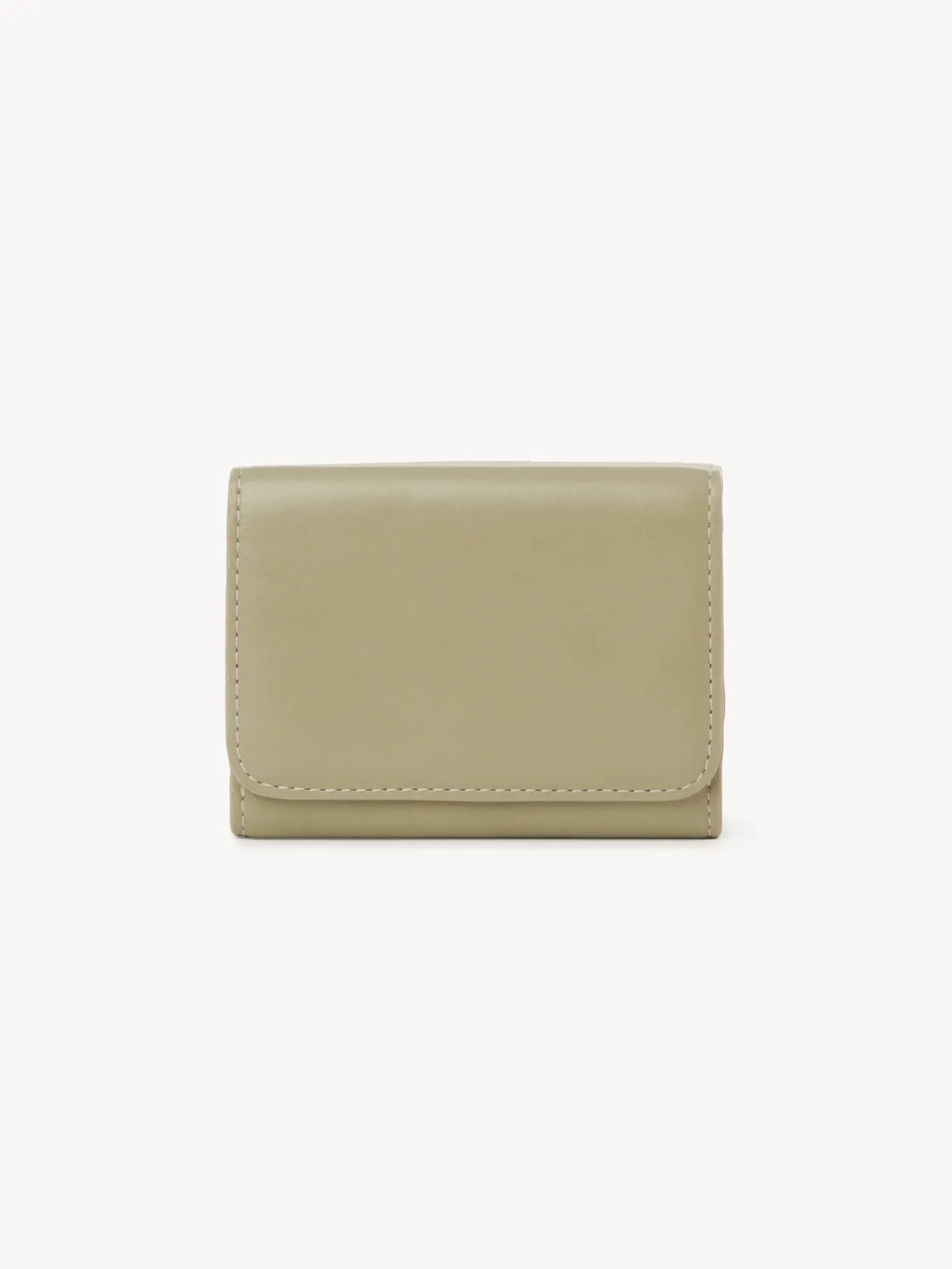 Portefeuilles Compacts-Chloé Portefeuille A Trois Volets Layers Pottery Green
